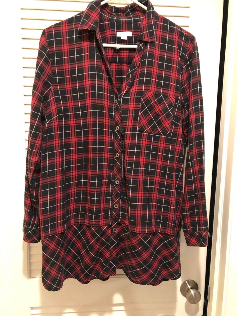 J. Jill Medium Cotton Flannel Tunic